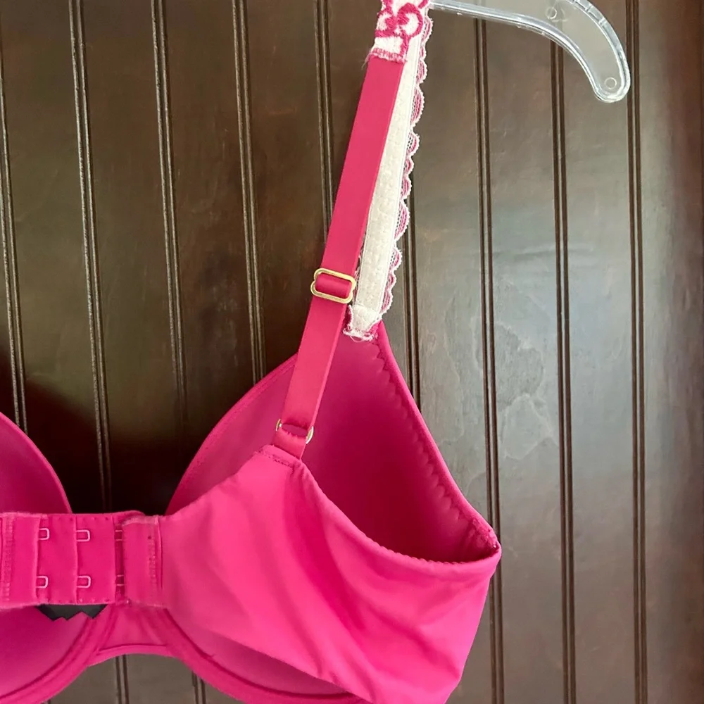 NATORI Pure Luxe Custom Coverage Contour Underwire Bra Embroidered Straps | 32D